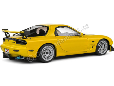 Cochesdemetal.es 1994 Mazda RX-7 Type RS (FD35) Amarillo 1:18 Solido S1810603 2