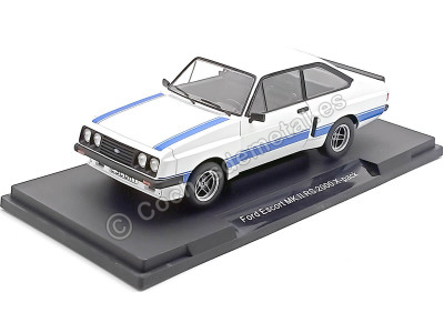 Cochesdemetal.es 1977 Ford Escort MK II RS 2000 X-Pack Blanco Decorado 1:18 MC Group 18350