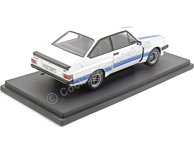 Cochesdemetal.es 1977 Ford Escort MK II RS 2000 X-Pack Blanco Decorado 1:18 MC Group 18350 2