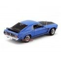 Cochesdemetal.es 1969 Ford Mustang Boss 302 Azul / Negro 1:18 Welly 12516