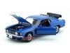 Cochesdemetal.es 1969 Ford Mustang Boss 302 Azul / Negro 1:18 Welly 12516