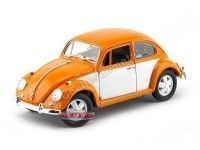 1967.- VOLKSWAGEN BEETLE RETRO Naranja/Blanco 1:18 Greenlight 12838