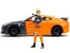 Cochesdemetal.es 2009 Nissan GT-R Naruto Shippuden + "Figura Naruto" Naranja/Gris Oscuro 1:24 Jada Toys 33691 253255054