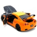 Cochesdemetal.es 2009 Nissan GT-R Naruto Shippuden + "Figura Naruto" Naranja/Gris Oscuro 1:24 Jada Toys 33691 253255054