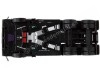 Carsdemetal.es 1984 Descepton Nemesis Prime com robô no chassi "Transformers" 1:24 Jada Toys 33490
