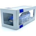 Carsdemetal.es 2014 Ford Focus State Metalized Blue 1:18 Ixo Model Cars 18465