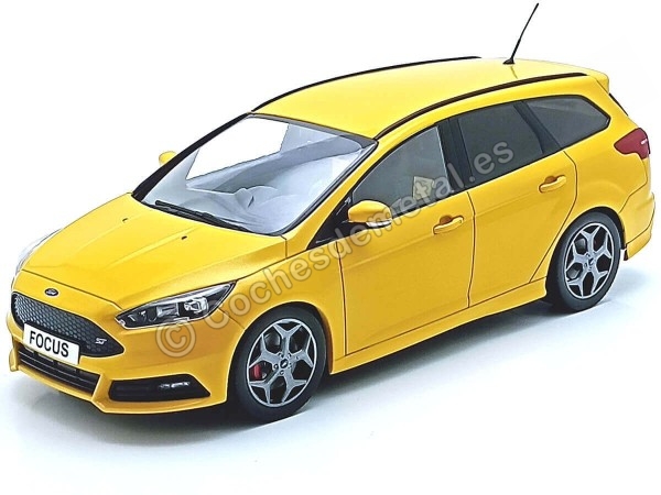 Cochesdemetal.es 2014 Ford Focus ST Estate Amarillo Metalizado 118 IXO Model Car 18464