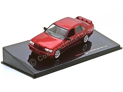 Cochesdemetal.es 1984 Mercedes-Benz 190 E 2.3 16V Custom Rojo Metalizado 1:43 IXO Models CLC580N.22
