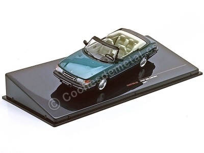 Cochesdemetal.es 1991 Saab 900 Cabriolet Turbo Verde Metalizado 1:43 IXO Models CLC578N.22