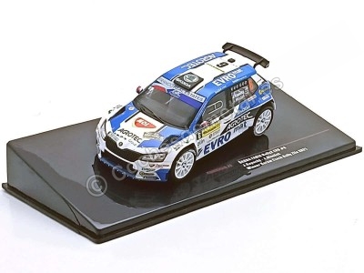 Cochesdemetal.es 2021 Skoda Fabia Rally2 EVO Nº6 Kopecký/Hloušek Rally Barum Zlin 1:43 IXO Models RAM935LQ.22