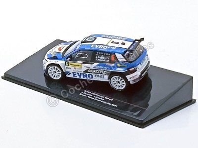 Cochesdemetal.es 2021 Skoda Fabia Rally2 EVO Nº6 Kopecký/Hloušek Rally Barum Zlin 1:43 IXO Models RAM935LQ.22 2