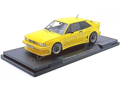 Cochesdemetal.es 1980 Volkswagen VW Scirocco Rieger GTO Custom Amarillo 1:18 MC Group 18447