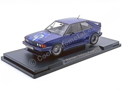 Cochesdemetal.es 1980 Volkswagen VW Scirocco Rieger GTO Custom Azul Oscuro Metalizado Decorado 1:18 MC Group 18448