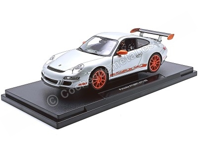 Cochesdemetal.es 2006 Porsche 911 (997) GT3 RS Gris 1:18 Welly 18015