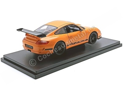Cochesdemetal.es 2006 Porsche 911 (997) GT3 RS Naranja 1:18 Welly 18015 2