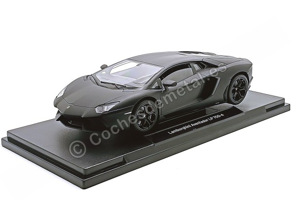 2011 Lamborghini Aventador LP700-4 Nemesis Matt Gray 1:18 Welly 18041