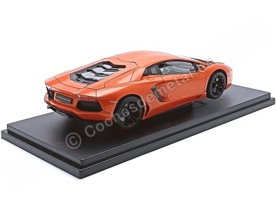 Cochesdemetal.es 2011 Lamborghini Aventador LP700-4 Naranja 1:18 Welly 18041
