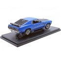 Mustang Boss 302 1969 Blue and Black - Carro de miniatura às 1:18