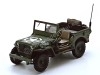 Cochesdemetal.es 1941 Jeep Willys 1-4 Ton Army Militar Truck "Abierto" Verde Caqui 1:43 Cararama 90140