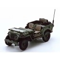 Cochesdemetal.es 1941 Jeep Willys 1-4 Ton Army Militar Truck "Abierto" Verde Caqui 1:43 Cararama 90140