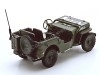 Cochesdemetal.es 1941 Jeep Willys 1-4 Ton Army Militar Truck "Abierto" Verde Caqui 1:43 Cararama 90140