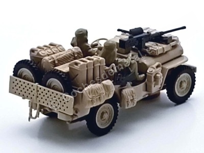 Cochesdemetal.es 1941 Jeep Willys Casablanca 1-4 Ton Army Militar Truck "Abierto, Armado y con Soldados" Arena del Desierto 1... 2