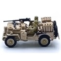 Cochesdemetal.es 1941 Jeep Willys Casablanca 1-4 Ton Army Militar Truck "Abierto, Armado y con Soldados" Arena del Desierto 1...
