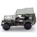 Cochesdemetal.es 1941 Jeep Willys 1-4 Ton Army Militar Truck "Cerrado" Verde Caqui 1:43 Cararama 91860