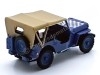 Cochesdemetal.es 1941 Jeep Willys Casablanca 1-4 Ton Army Militar Truck "Cerrado" Azul 1:43 Cararama 91840