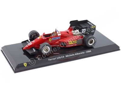 Ferrari 126 C4 F1 1984 Nº27 Michele Alboreto – Escala 1:24 Premium