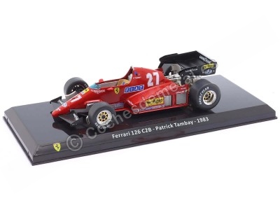 Cochesdemetal.es 1983 Ferrari 126 C2B F1 Nº27 Patrick Tambay 1:24 Premium Collectibles FER2025_41