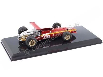 Cochesdemetal.es 1968 Ferrari 312 F1 68 Nº26 Jacky Ickx 1:24 Premium Collectibles FER2025_39 2