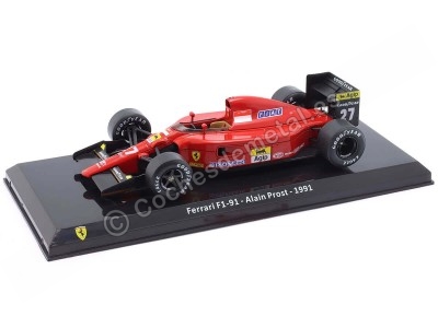 Cochesdemetal.es 1991 Ferrari F1-91 Nº27 Alain Prost 1:24 Premium Collectibles FER2025_37