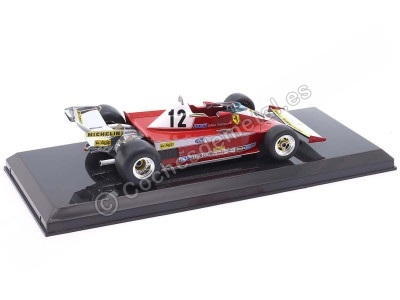 Cochesdemetal.es 1978 Ferrari 312 T3 F1 Nº12 Gilles Villeneuve 1:24 Premium Collectibles FER2025_36 2