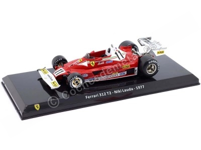Cochesdemetal.es 1977 Ferrari 312 T2 F1 Nº11 Niki Lauda Campeón del Mundo 1:24 Premium Collectibles FER2025_34