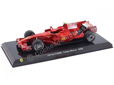 Cochesdemetal.es 2008 Ferrari F2008 Nº2 Felipe Massa Rojo 1:24 Premium Collectibles FER2025_31