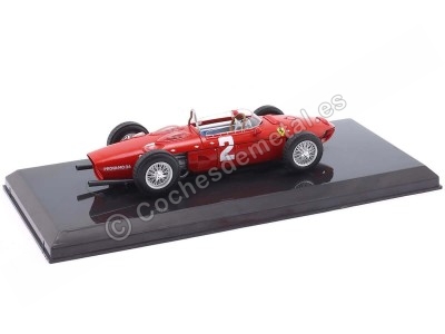 Cochesdemetal.es 1961 Ferrari 156 Sharknose Nº2 Phil Hill Campeón del Mundo 1:24 Premium Collectibles FER2025_27 2