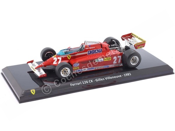 Ferrari 126 CK Nº27 Gilles Villeneuve - Réplica Premium Collectibles