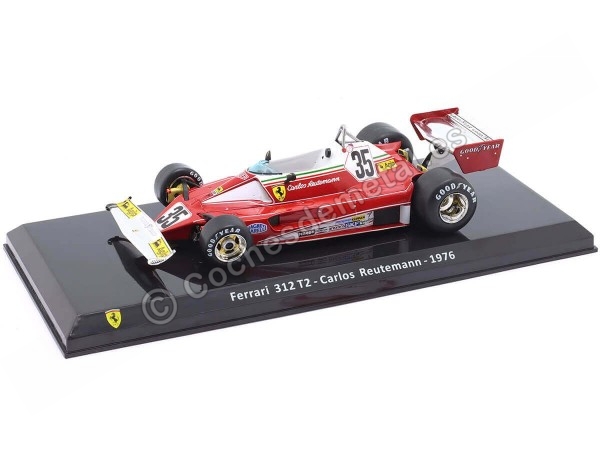 Cochesdemetal.es 1976 Ferrari 312 T2 F1 Nº35 Carlos Reutemann GP F1 Italia 1:24 Premium Collectibles FER2025_11