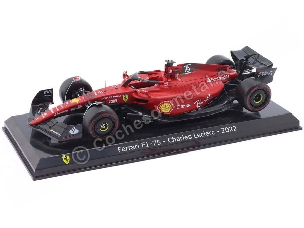 Cochesdemetal.es 2022 Ferrari F1-75 F1 Nº16 Charles Leclerc 1:24 Premium Collectibles FER2025_03