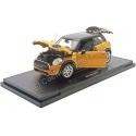 2016 New Mini Cooper S Hatchback Review Naranja / Negro 1:18 Welly 18050