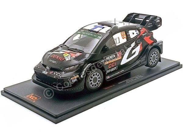 Cochesdemetal.es 2024 Toyota Yaris Rally1 Hybrid Nº69 Rovanperä/Halttunen Rally Safari Kenia 1:18 IXO Models RMC206.22