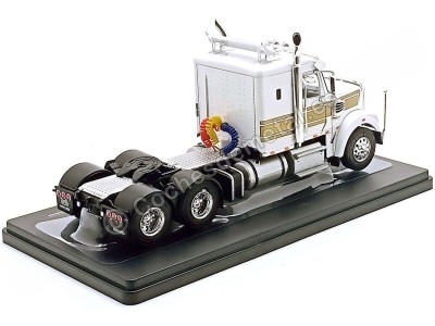 Cochesdemetal.es 2012 Cabeza Tractora Freightliner Coronado Blanco Decorado 1:43 IXO Models TR210.22 2