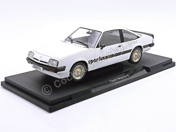 Cochesdemetal.es 1980 Opel Manta B Sport Blanco Decorado 1:18 MC Group 18237