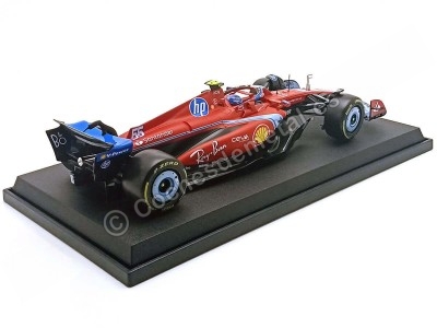 Ferrari SF-24 Nº55 Carlos Sainz GP F1 Miami – Escala 1:18 de Bburago 2