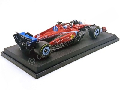 Ferrari SF-24 Nº16 Charles Leclerc GP F1 Miami – Escala 1:18 de Bburago 2