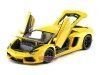 Carsdemetal.es 2011 Lamborghini Aventador LP700-4 jaune 1:18 Welly 18041