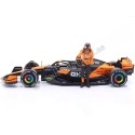 Cochesdemetal.es 2024 McLaren MCL38 Nº81 Oscar Piastri GP F1 Miami + Figura del Piloto 1:24 Bburago 28040