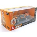 Cochesdemetal.es 2024 McLaren MCL38 Nº81 Oscar Piastri GP F1 Miami + Figura del Piloto 1:24 Bburago 28040