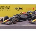 Cochesdemetal.es 2024 Red Bull Racing RB20 Set Nº1 Max Verstappen Campeón del Mundo + Nº11 Sergio Perez 143 Bburago 18-38173